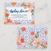 Thats Amoreブライダルシャワーギフトディスプレイシャワー エンクロージャーカード (正面/裏面)