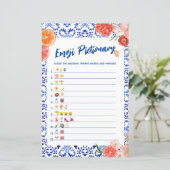 Thats amore絵文字の絵ブライダルシャワーゲーム (スタンド正面)