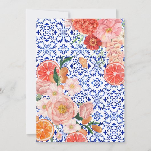 Thats amore絵文字の絵ブライダルシャワーゲーム 招待状 (裏面)