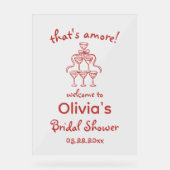 That's Amore! おとぎのウェディングシャワー アクリルサイン (正面)