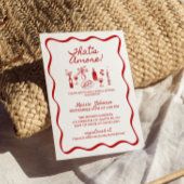 That's Amore イタリアンウェーブボーダー ブライダルシャワー 招待状