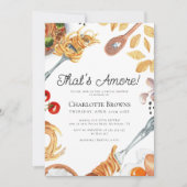 That's Amore イタリアンスクリプト ブライダルシャワー 招待状 (正面)