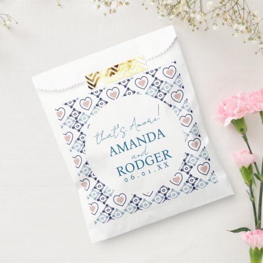 That's Amore イタリアンタイルとハート フェイバーバッグ (封をした状態)