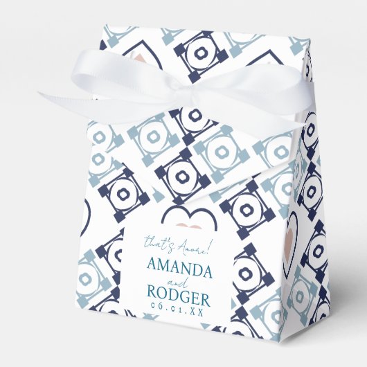 That's Amore イタリアンタイルとハート フェイバーボックス (正面サイド)