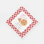 That's Amore イタリアンピザパーティー ブライダルシャワー スタンダードランチョンナプキン (角)