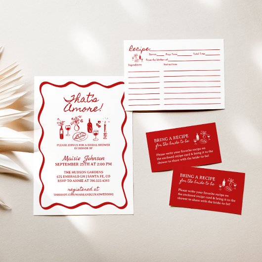 That's Amore イタリアンピザーレシピリクエスト エンクロージャーカード