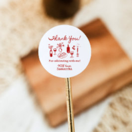 That's Amore イタリアンピザ ブライダルシャワー ラウンドシール