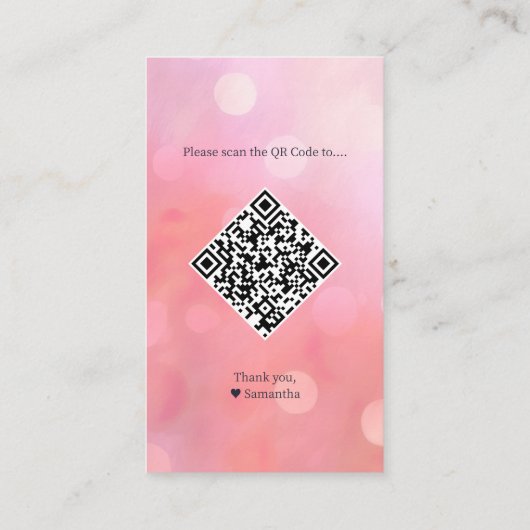 That's Amore イタリアンヴィノー結婚式前の誓い ブライダルシャワー エンクロージャーカード (裏面)