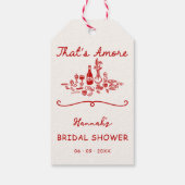 That's Amore イタリアン描き下ろしエンゲージメント ブライズシャワー ギフトタグ (裏面)