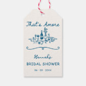 That's Amore イタリアン描き下ろしエンゲージメント ブライズシャワー ギフトタグ (裏面)