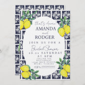 That's Amore イタリアン ウォーターカラー レモン ブライダル 招待状 (正面/裏面)