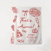 That's Amore イタリアン バチェロレッテ パーティー バナー タペストリー (正面)