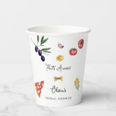 That's Amore イタリアン ブライダルシャワーの装飾 紙コップ (裏面)