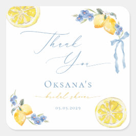 That's Amore イタリアン ブライダル シャワー サンクス フェイバー スクエアシール