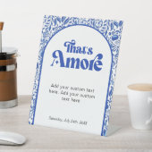 That's Amore イタリアン レトロ タイポグラフィー テーブルトップ 台座サイン (インサイチュ)