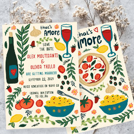 That's Amore イタリア料理 結婚予定日 招待状