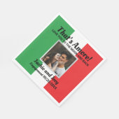 That's Amore! カップル専用イタリアイベント スタンダードランチョンナプキン (角)