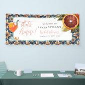 That's Amore ジューシーオレンジスプリッツ ブライダル ウェルカム 横断幕 (トレードショー)