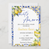 That's Amore スプリッツ イタリアンタイル ブライダルシャワー 招待状 (正面)