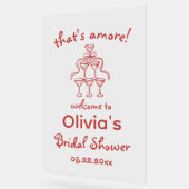 That's Amore ファンシー ブライダル シャワー アクリルサイン (傾斜)