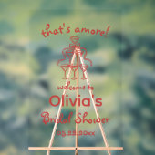 That's Amore ファンシー ブライダル シャワー アクリルサイン (ニュートラル)