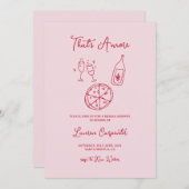 That's Amore ブライダルシャワー招待状 招待状 (正面/裏面)