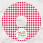 That's Amore ブライダルシャワー ワイングラスタグ (正面)