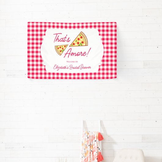That's Amore ブライダルシャワー 横断幕 (インサイチュ)