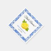 That's Amore | メディテレーニアンレモン ブライダルシャワー スタンダードカクテルナプキン (角)