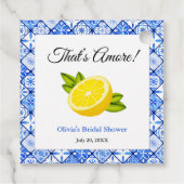That's Amore | メディテレーニアンレモン ブライダルシャワー フェイバータグ (裏面)