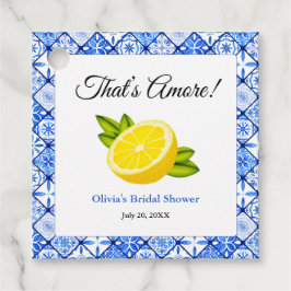That's Amore | メディテレーニアンレモン ブライダルシャワー フェイバータグ