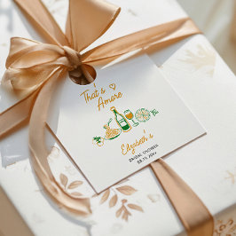 That's Amore ラスティックイタリアン ブライダルシャワー フェイバータグ