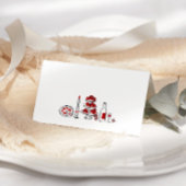 That's Amore ワンピース イタリアン レッド ブライダル シャワー プレイスカード