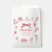 That's Amore 手描きイタリアンウェディングシャワー フェイバーバッグ (正面)