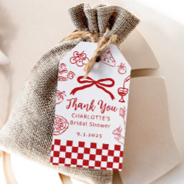 That's Amore 手描きイタリアン ブライダルシャワー ギフトタグ