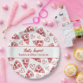 That's Amore 手描きピザパーティー おしゃれな結婚式 ペーパープレート (パーティー)