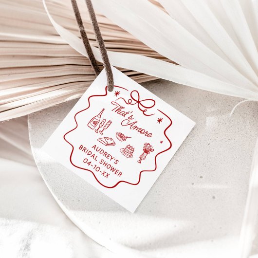 That's Amore, 赤い落書きのシャワープレゼント - オリジナル フェイバータグ