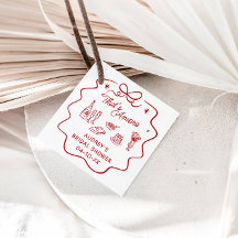 That's Amore, 赤い落書き お風呂場で使えるパーソナライズされたタグ