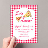 That's Amore Bridal Shower アクリル招待状 (インサイチュ (ポータブル))