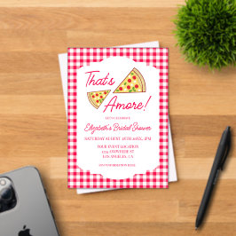 That's Amore Bridal Shower アクリル招待状