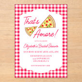 That's Amore Bridal Shower アクリル招待状 (正面)