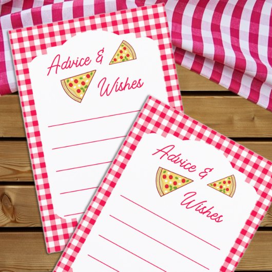 That's Amore Bridal Shower アドバイスカード