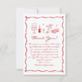 That's Amore Bridal Shower サンキューカード (正面)