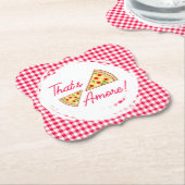 That's Amore Bridal Shower ペーパーコースター (アングル)