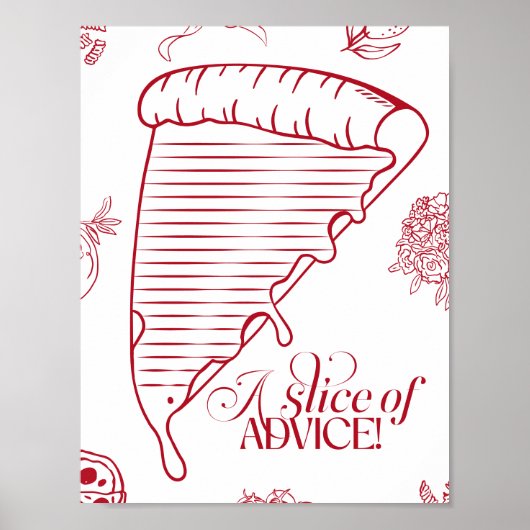 That's Amore Bridal Shower a slice of advice ポスター (正面)