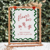 Thats Amore Bridal Shower Flower Bar Make Bouquet 台座サイン