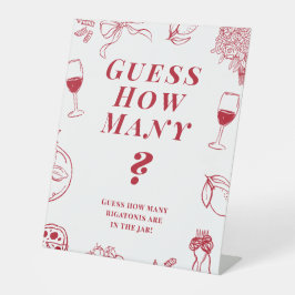 That's Amore Bridal Shower Guess how many Game  台座サイン