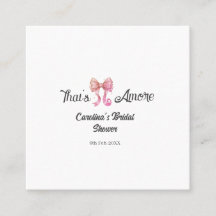 that's amore bridal shower pink retro bow boho nam