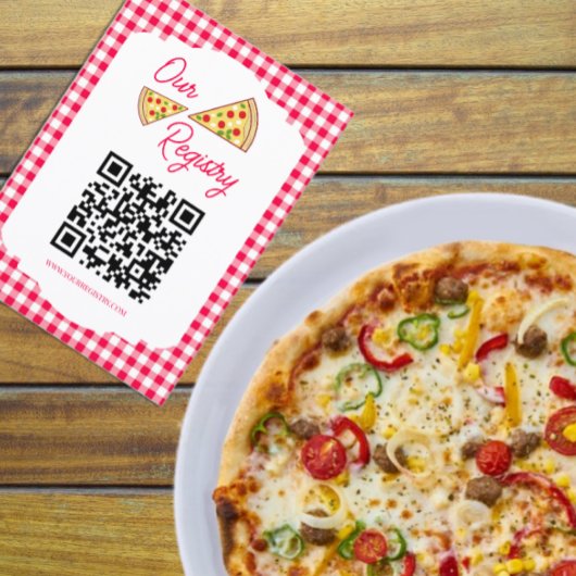 That's Amore Bridal Shower Registry エンクロージャーカード