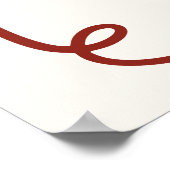 That's Amore Bridal Shower Welcome Foam Board ポスター (角)